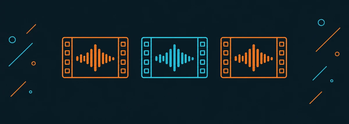 同じ効果音が並ぶ動画のイラスト