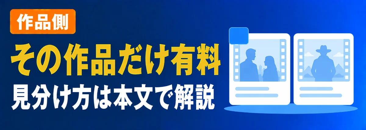 その作品が見放題の対象外・見放題が終了した